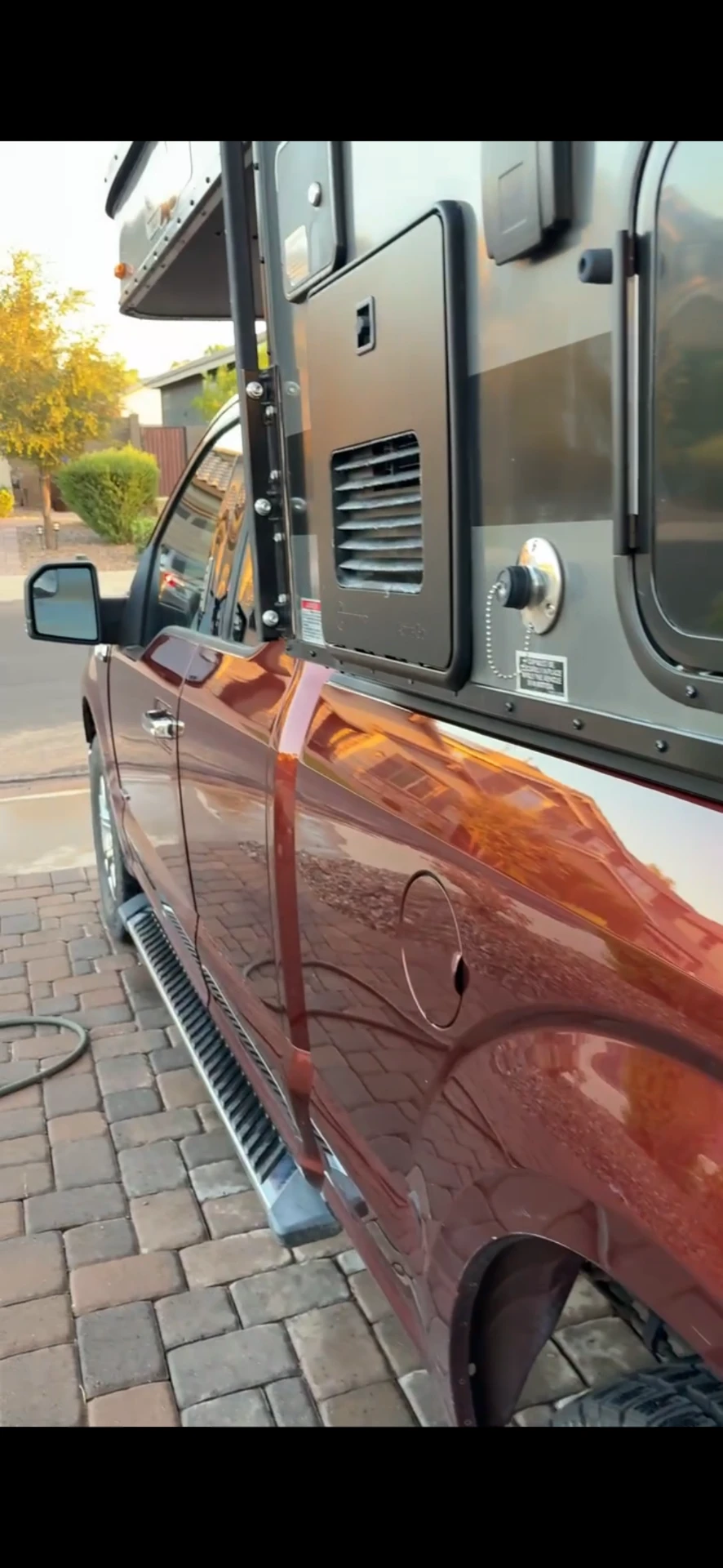 Polished truck exterior after detailing